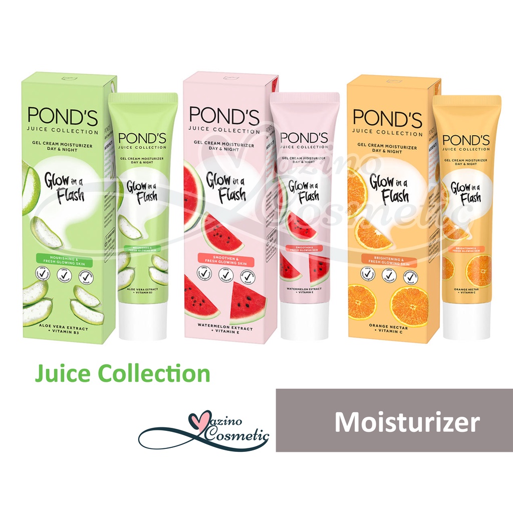 Ponds Juice Collection Moisturizer 20g - Pelembab Wajah Vit E, Vit B3, Vit C