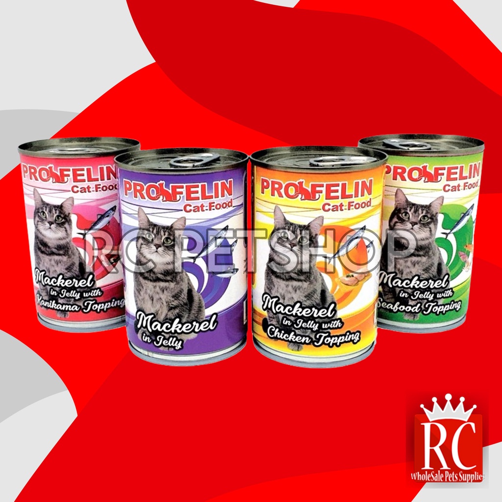 Makanan Kucing Kaleng Basah Murah Profelin / Wet Can Cat Food  Profeline  All Variant 400 Gram