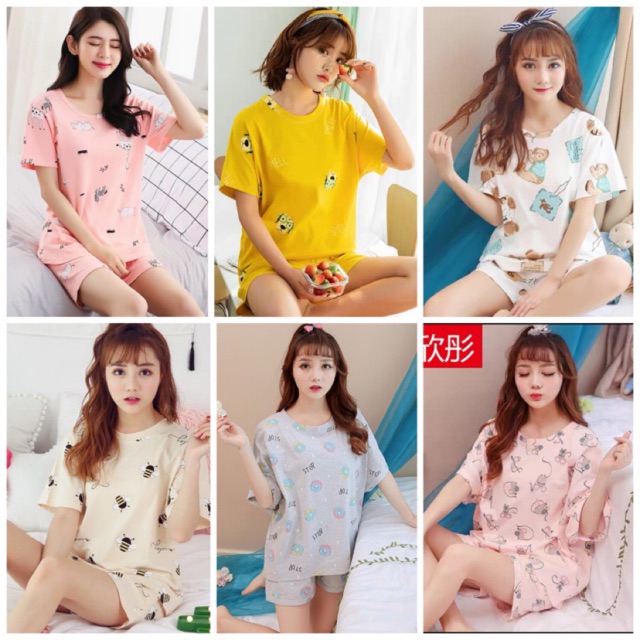 RESTOCK JC Stelan Tidur HP Import Wanita / Stelan Wanita Terbaru / Baju tidur HP murah