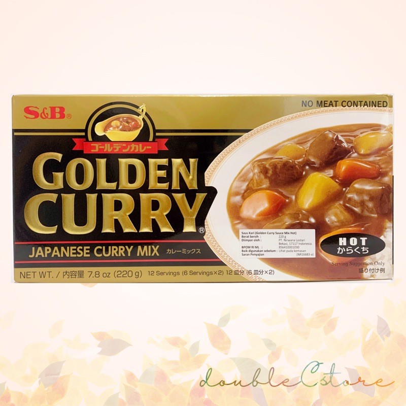 

S&B Golden Curry Sauce Mix Hot 220gr japanese curry Saus kari jepang