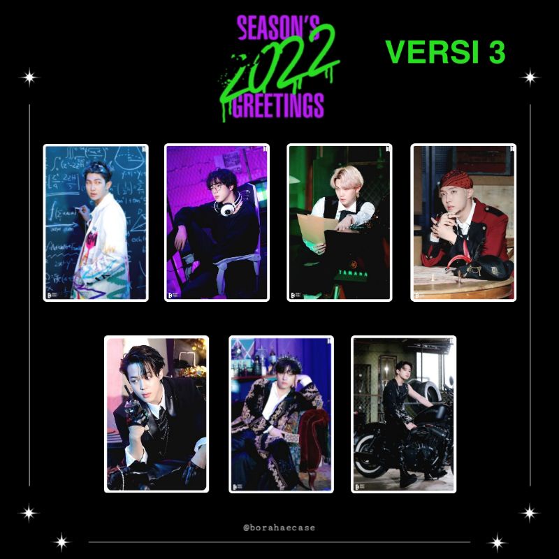 PHOTOCARD BTS UNOFFICIAL | SEASON GREETING 2022 BTS | PHOTOCARD BTS | TERMURAH 