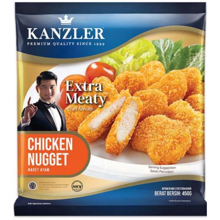

KANZLER PREMIUM CHICKEN NUGGET / NUGGET AYAM @ 450gr