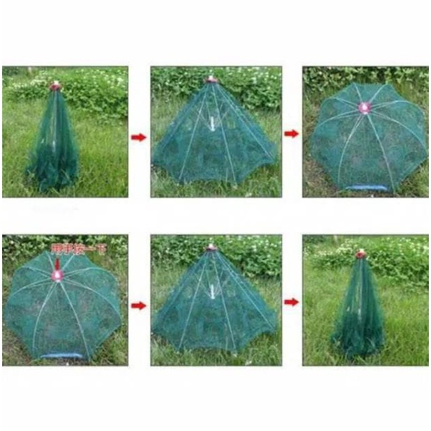 Perangkap Ikan Kelambu Lubang 8 12 16