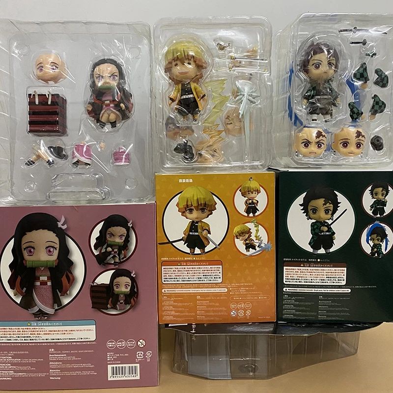 Nendoroid Kimetsu No Yaiba Nendo Tanjiro Nezuko Zenitsu Inosuke Giyu Demon Slayer S Action Figure