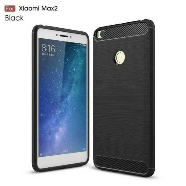 CASE SLIM FIT CARBON IPAKY XIAOMI MI MAX 2 SOFTCASE - FA