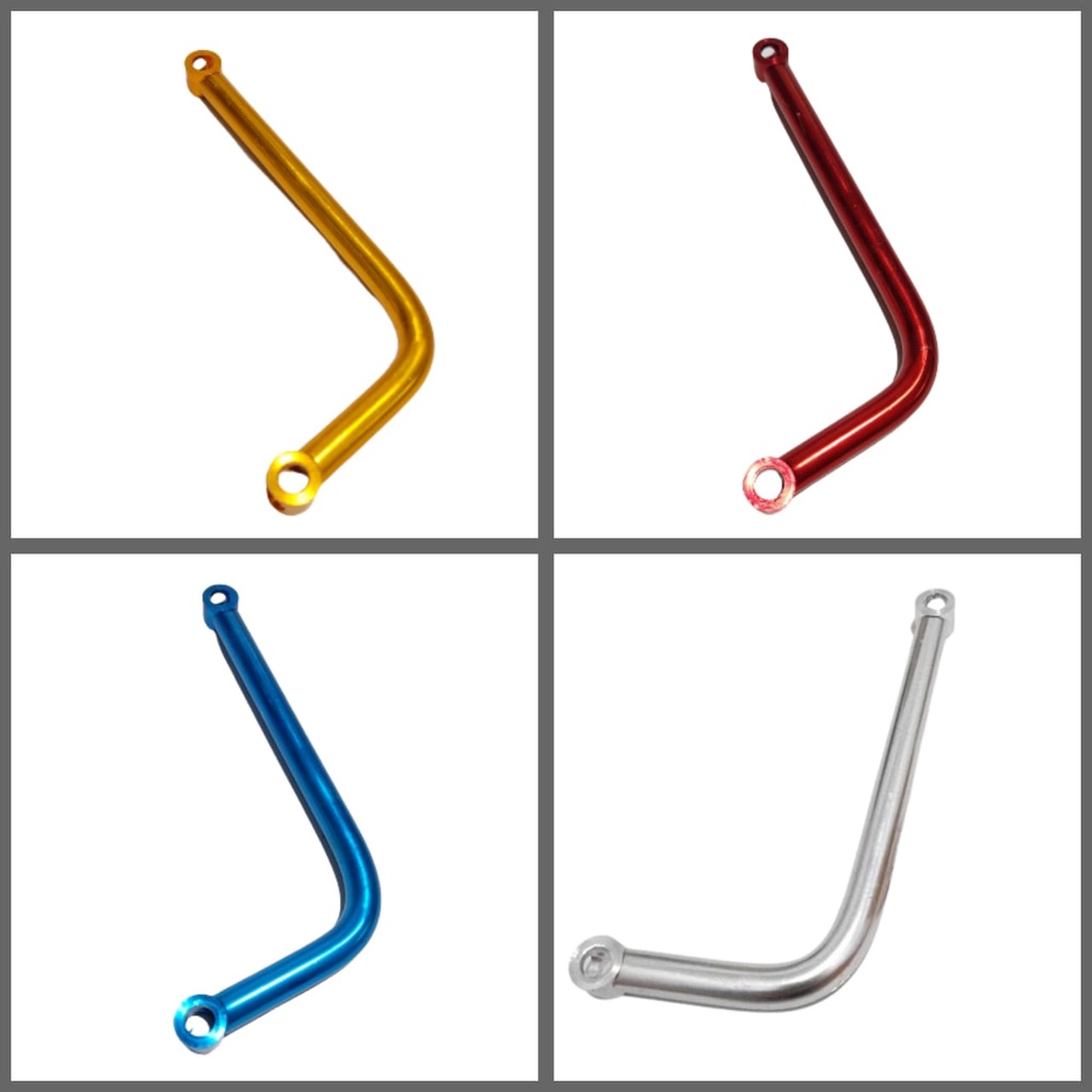 Pangkon Knalpot L Breket tiang knalpot CNC