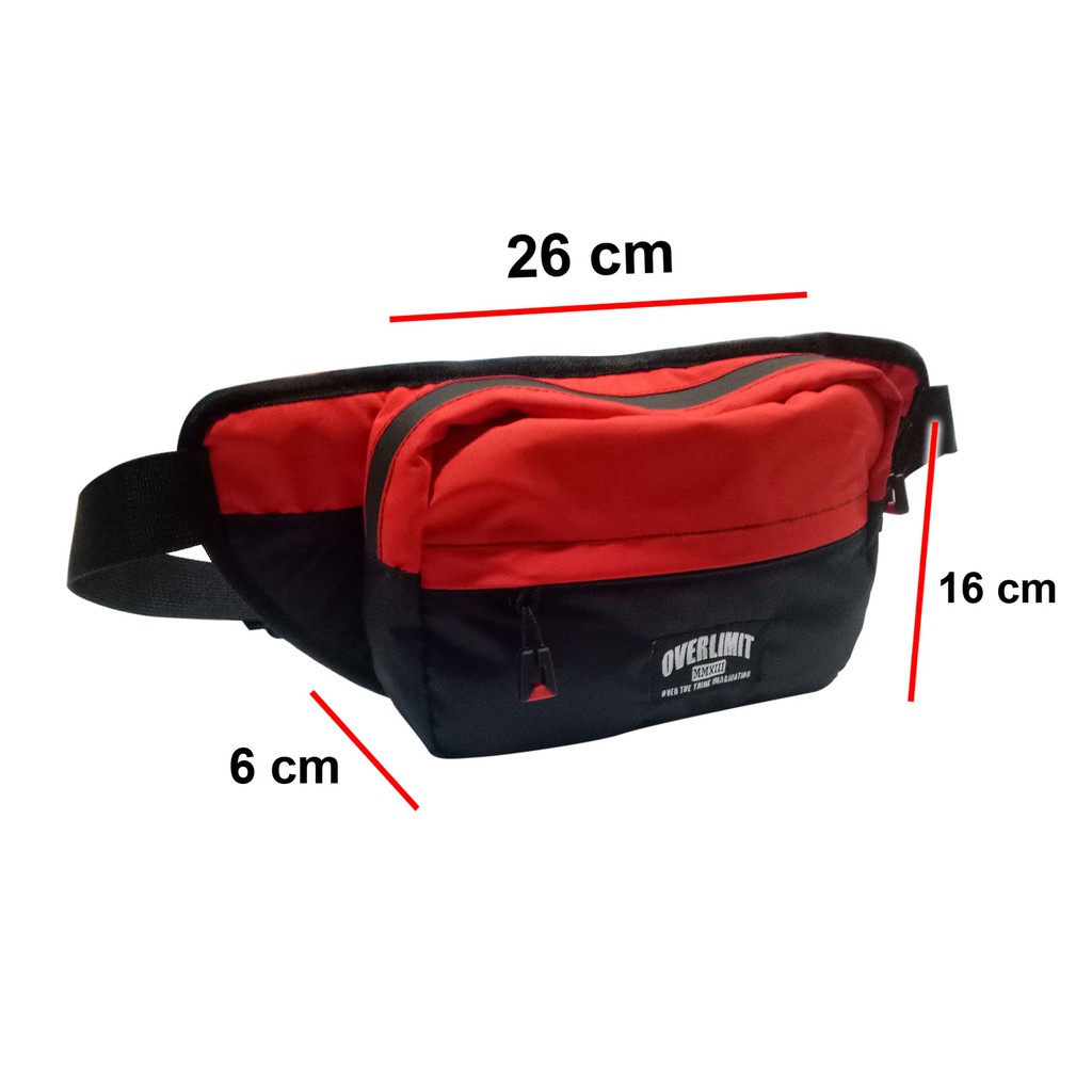 Waistbag Overlimit Waistbag anti air tas samping tas distro