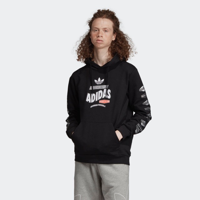 adidas mens black hoodie