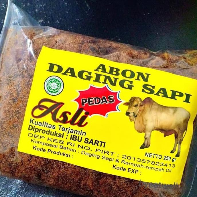 

ABON SAPI IBU SARTI 250GR KHAS SURABAYA - Pedas