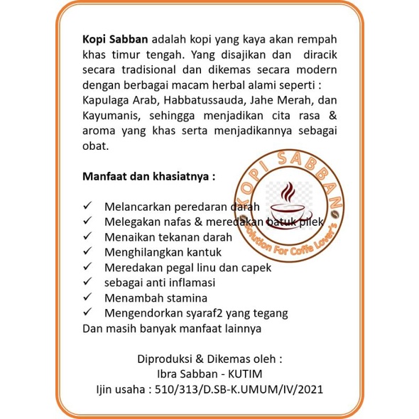 

kopi sabban