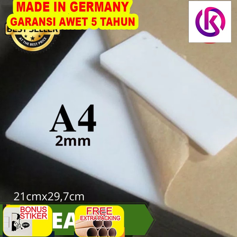 

Terlaris Acrylic Lembaran 2mm Putih Susu Ukuran A4