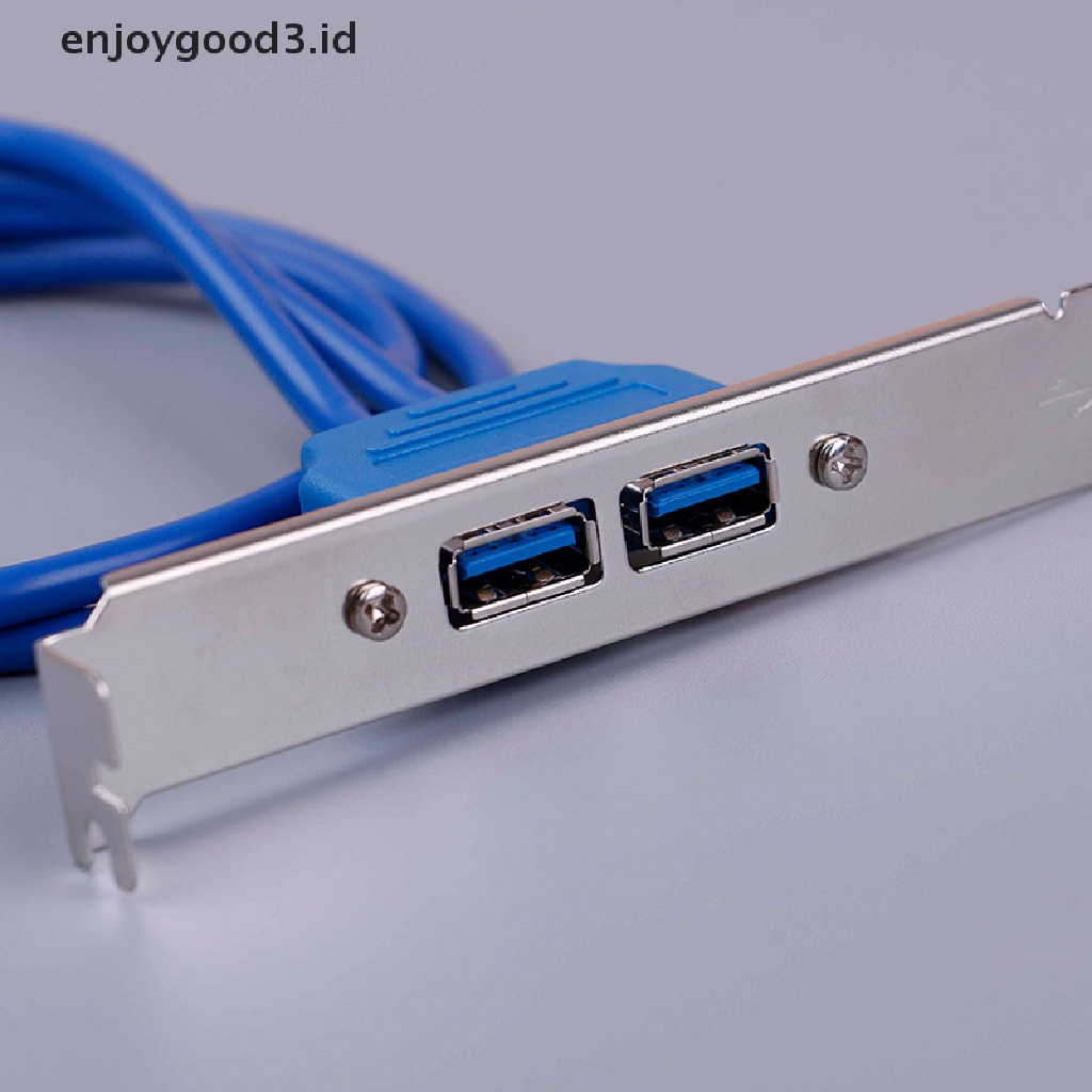 (Id) Panel Belakang Komputer 2 Port Usb 3.0 Ke Header 20-pin (Dd)