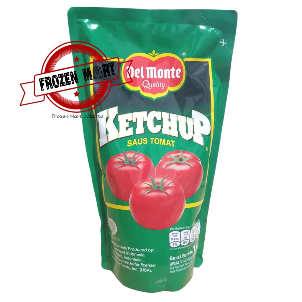 Delmonte Tomato Standing Pouch / Saus Tomat / Tomato Sauce / Saos Tomat Del Monte 1Kg