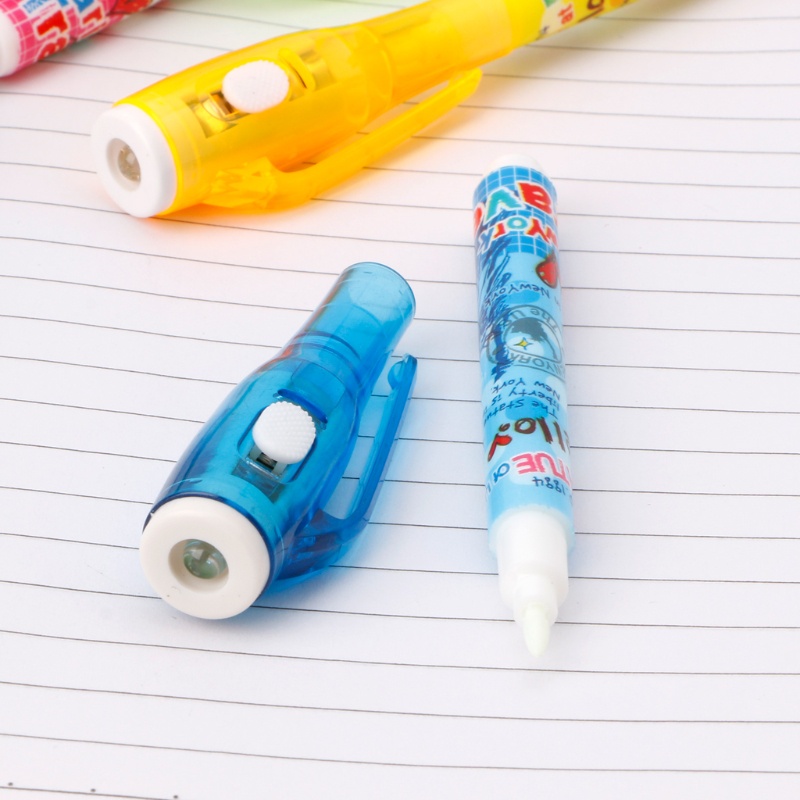 Mary 4Kit Magic Marker Pen Invisible Ink Pen Untuk Pesan Rahasia Pesta Anak Nikmat Mainan