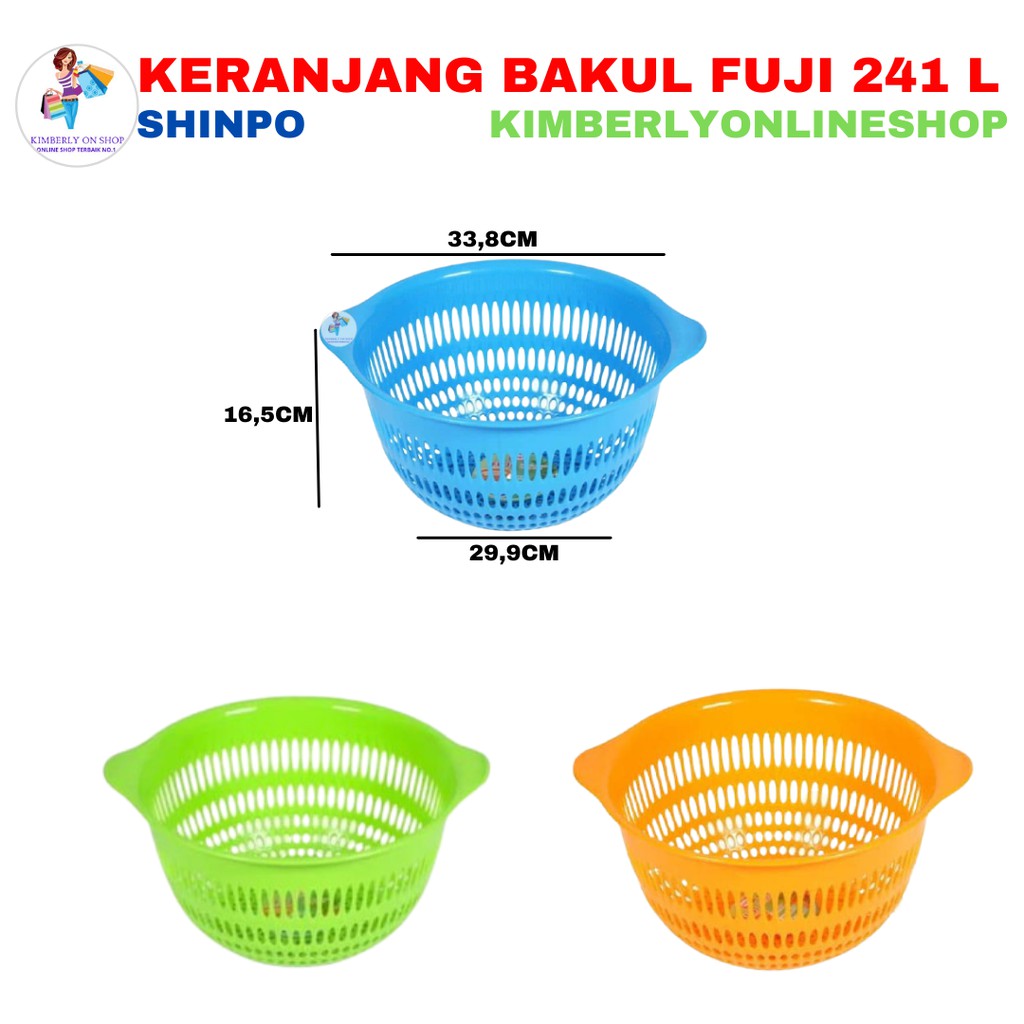 Keranjang Plastik Buah Bakul Fuji 241 L Shinpo