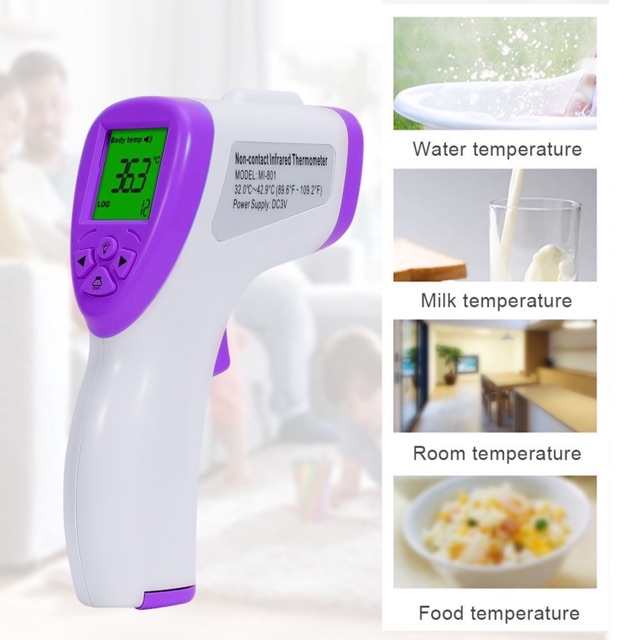 READY INDONESIA Thermometer infrared termometer pengukur cek suhu tubuh non contact contactless