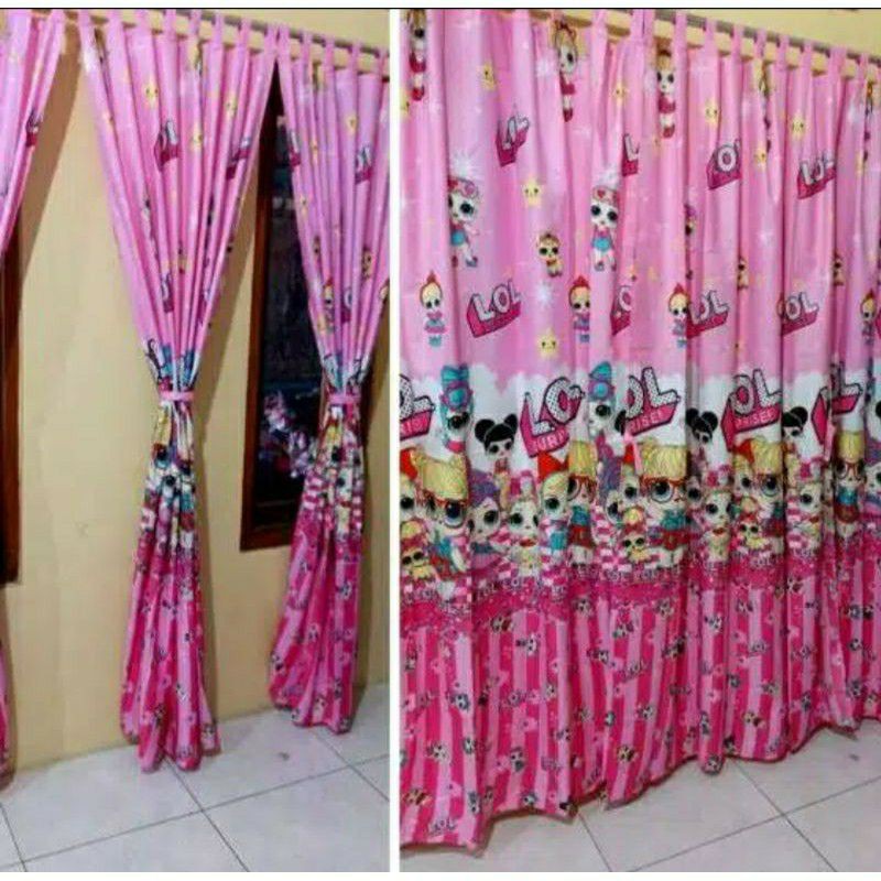 RBA gorden LoL pink jendela pintu tinggi 2m