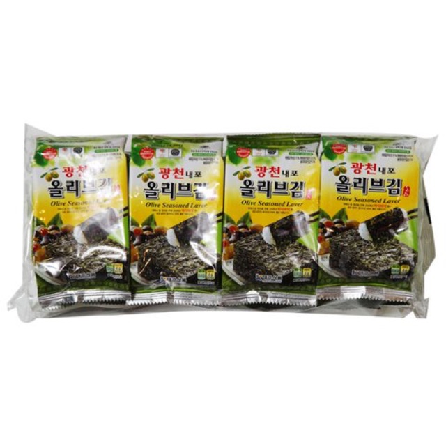 

Seaweed olive seasoned laver