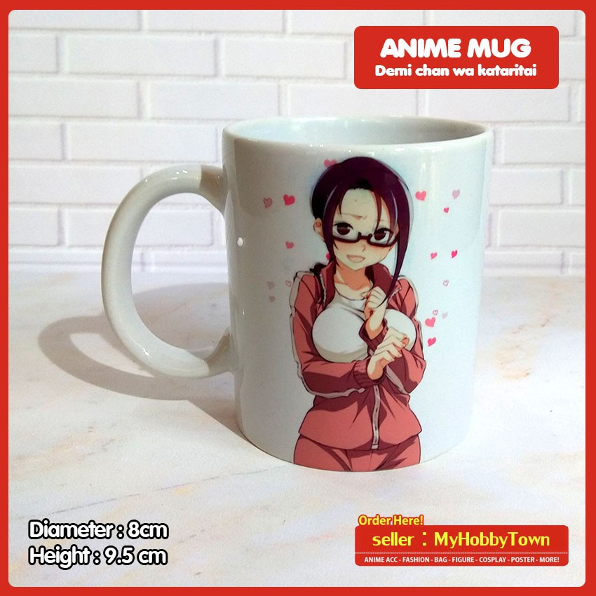 Mug Anime Demi Chan Wa Kataritai