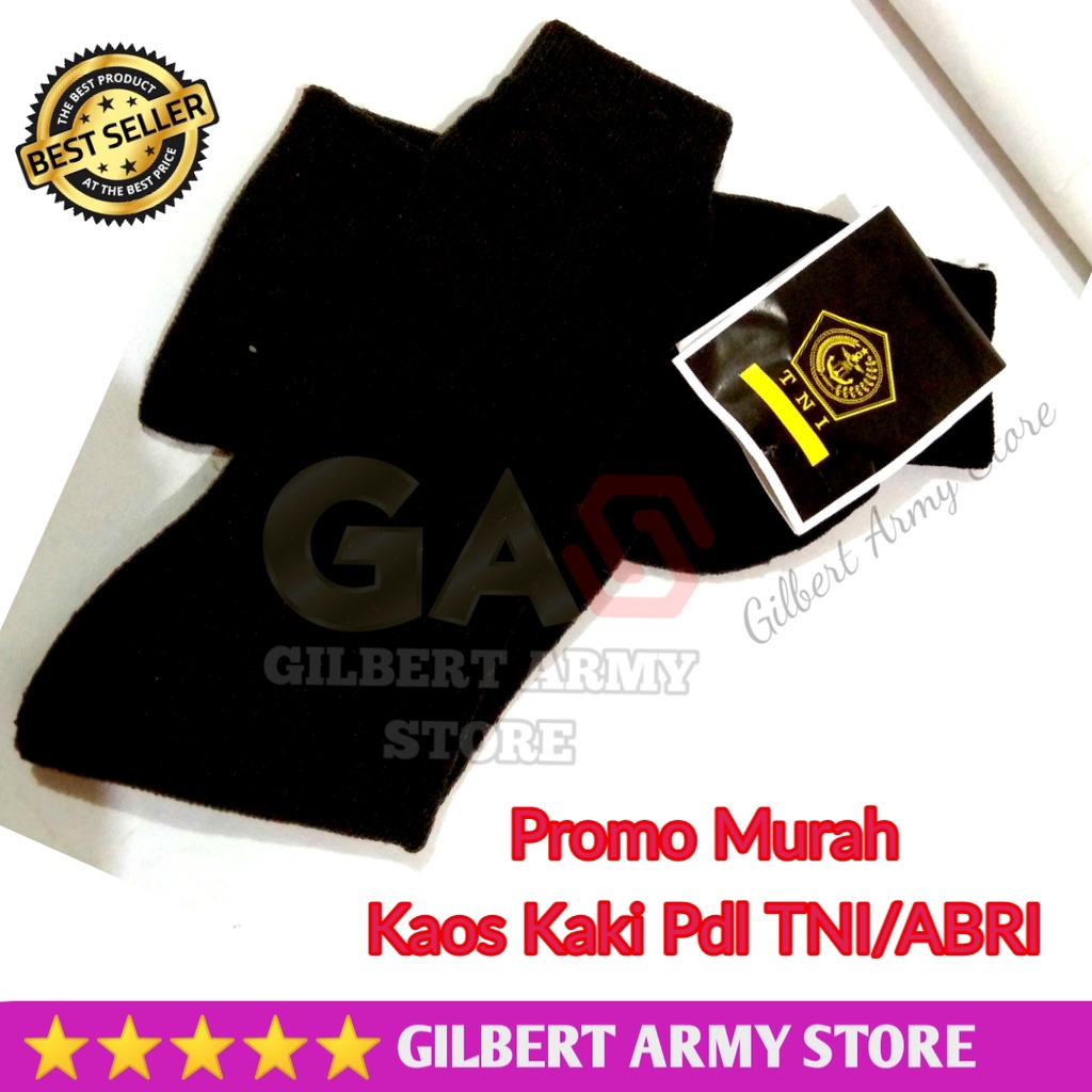 kaos kaki pdl jatah Tni Asli original Hitam Gilbert Army Store Grosir Murah