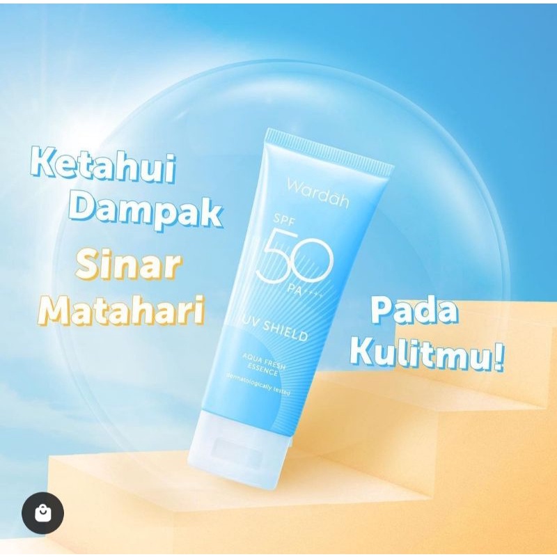 ☀️cahaya☀️WARDAH UV SHILED AQUA FRESH ESSENSE SFP 50