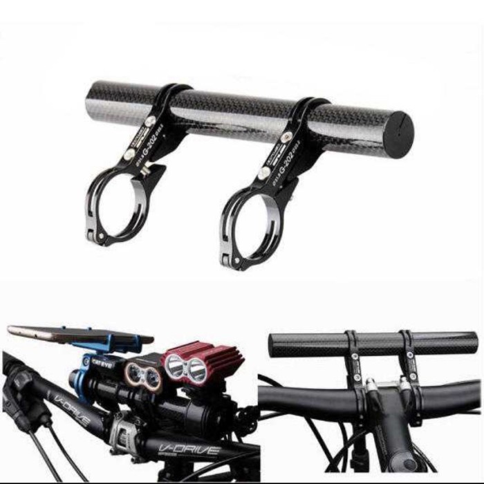 Extender Handlebar Sepeda GUB 202 CARBON Fiber pjg 20 cm