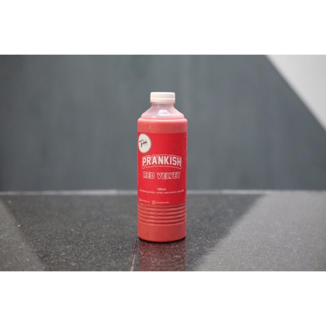 

Tumbuk Prankish - Red velvet 500ml (Gojek/grab)