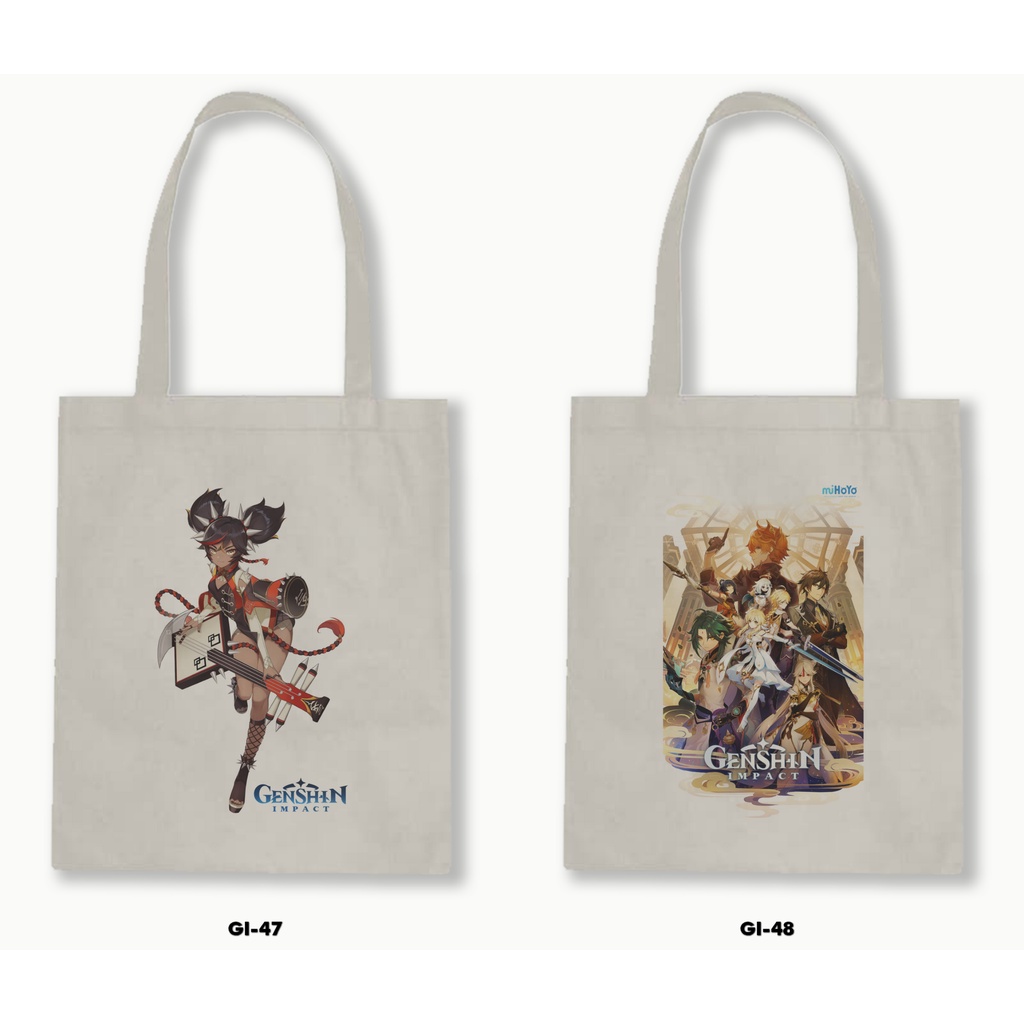 TOTE BAG BLACU - GHENSHIN IMPACT 4