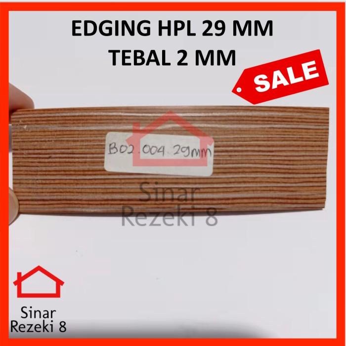 

Edging HPL B02 004 29 mm x 2 mm / Coklat Serat Urat Kayu Wood taco PVC Kualitas Terjamin