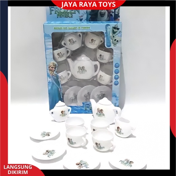 PROMO Mainan Anak Perempuan Mini Tea Set Teko Cangkir / Kitchen Set / Alat Dapur / Cooking Set