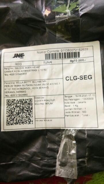 (anti Air)taplak Penutup Kulkas Waterproof Cover + Kantong Storage Pouch