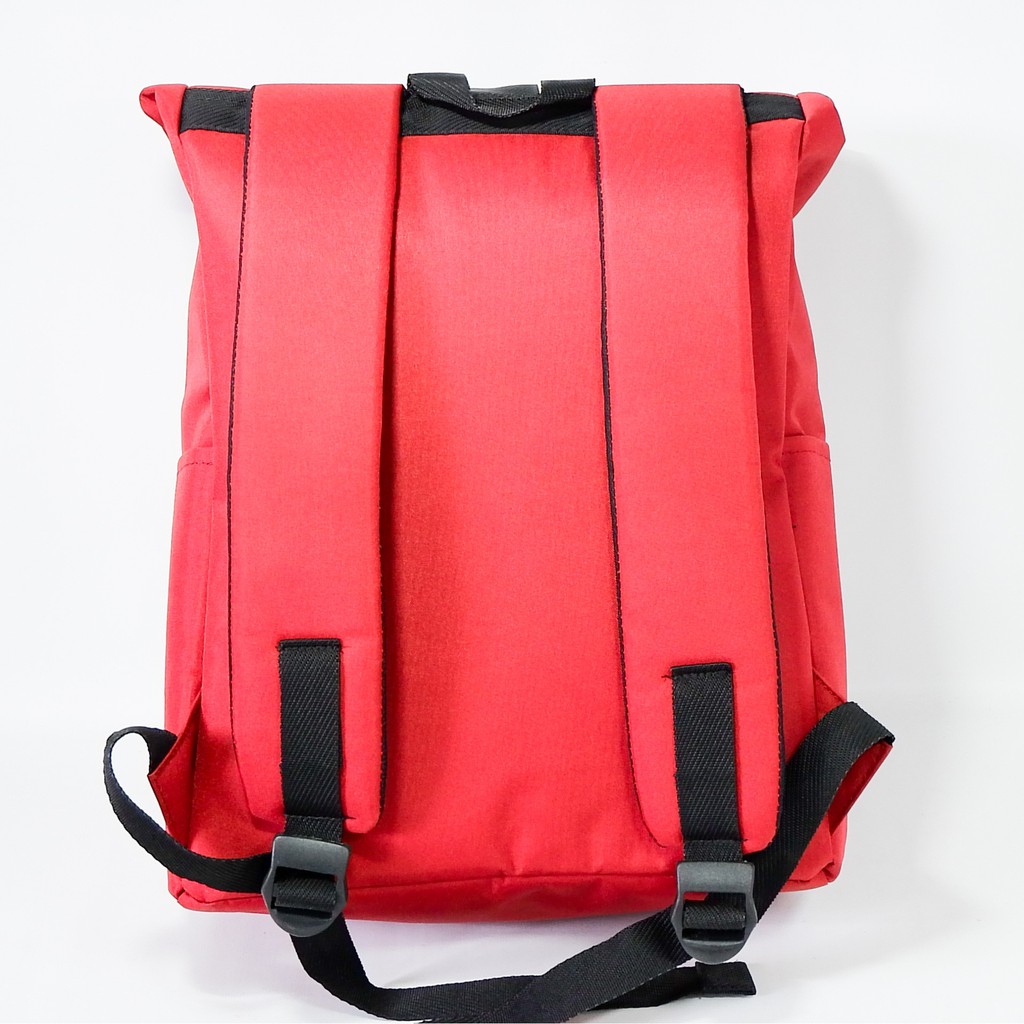 Tas Ransel Backpack Multifungsi Wanita Warna Merah