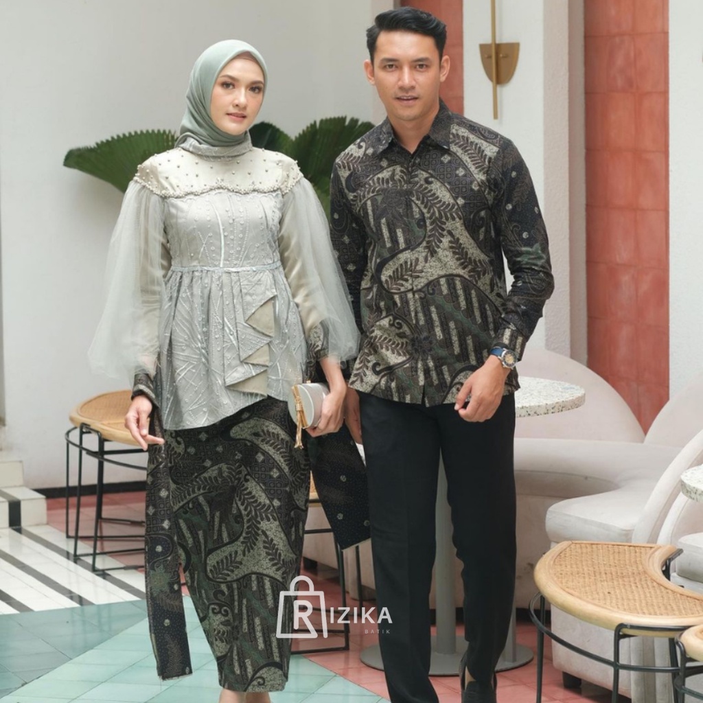 Kebaya Couple Modern Kebaya Batik Wisuda Lamaran Baju Tunangan  Brukat Terbaru Baju Couple Pasangan Kondangan Terbaru 2022