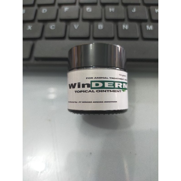 WinDERM Topical Ointment 10gr Obat Luka Luar Salep Kulit Hewan Win Derm