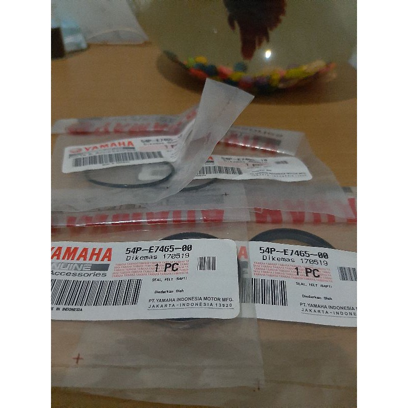 SEAL PULLY BELAKANG MIO J SATU SET. ORIGINAL YAMAHA