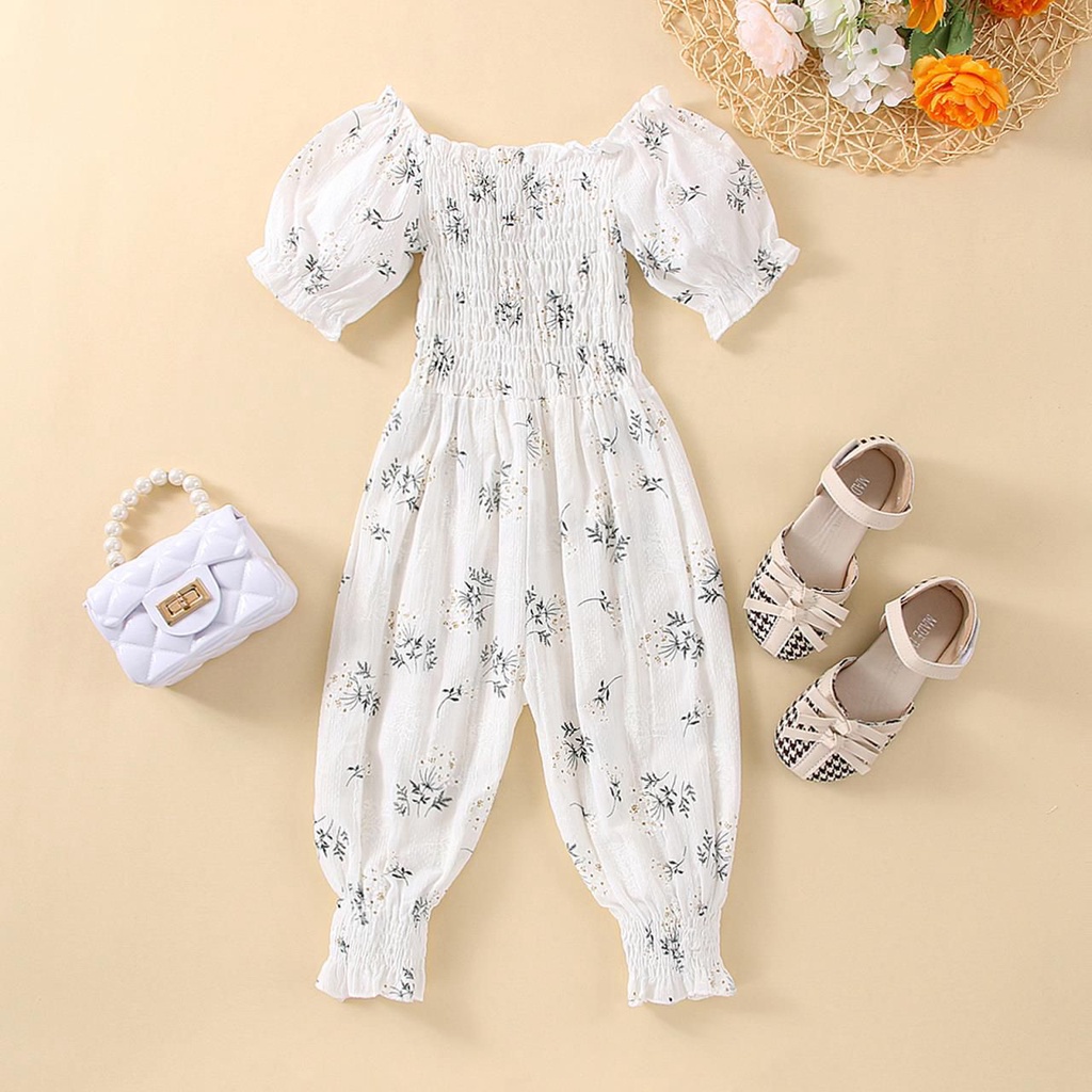 (LOLI-JKT) BD-266 SET ANAK JUMPSUIT OVERALL 6 WARNA SIZE 90-140