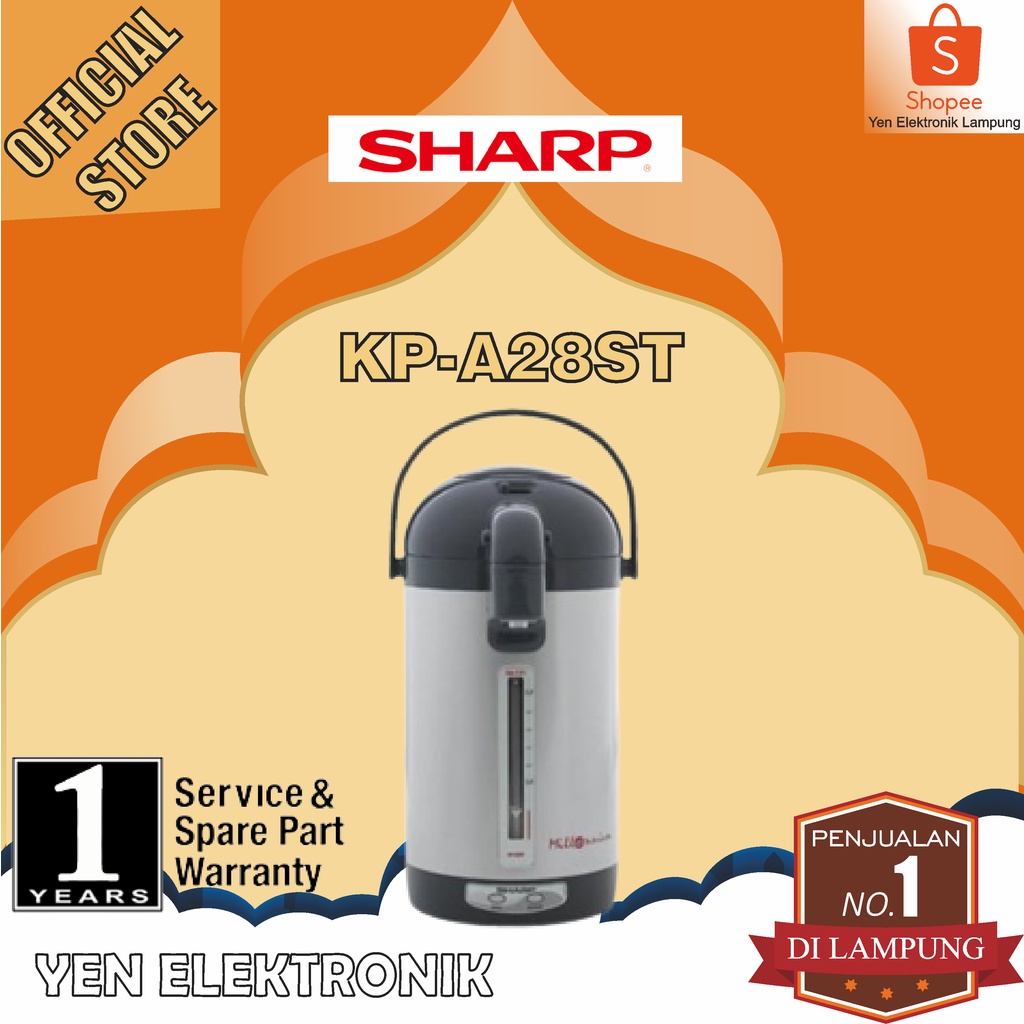 Sharp KP-A28ST Pemanas Air Otomatis 2.8L Multicolor