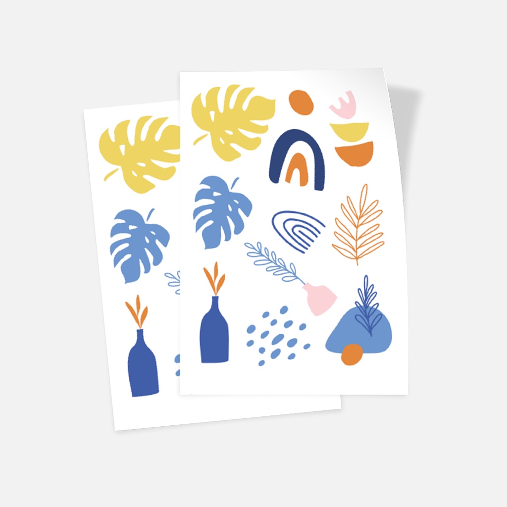 

Matte Sticker - Set of 2 Playful