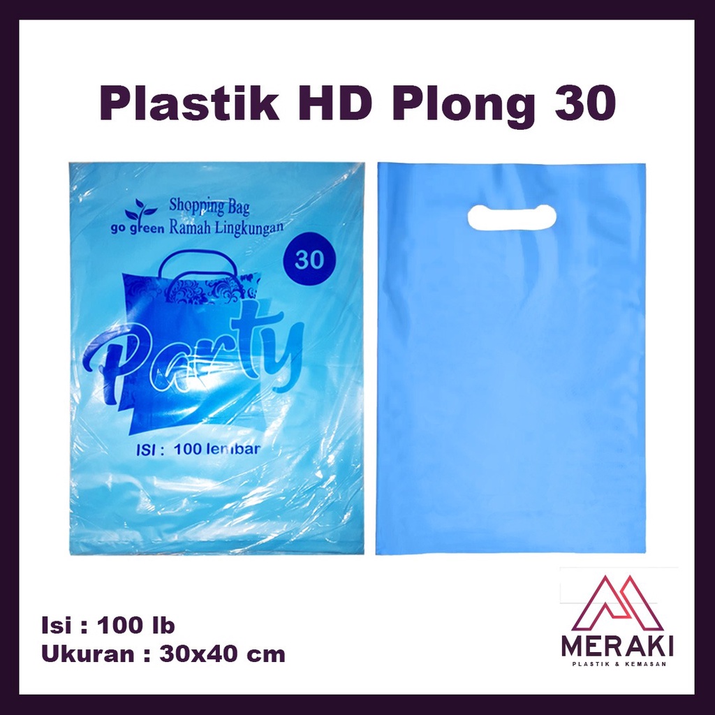 

Plastik HD Plong Shopping Bag Plastik 30x40 cm