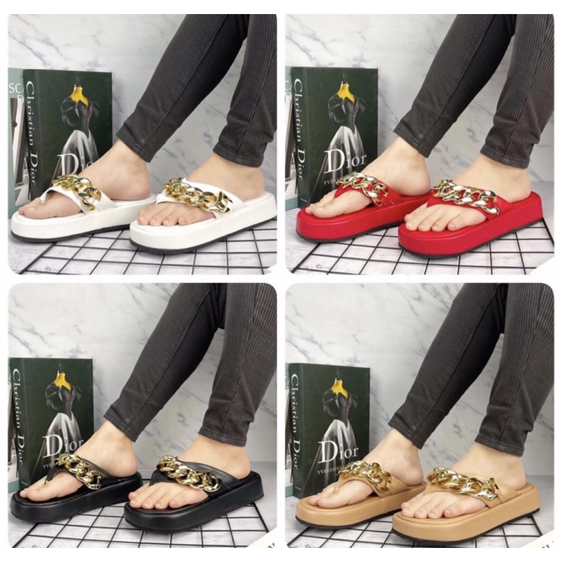 wedgesjepit z666 sepatu sendal wanita import realpict
