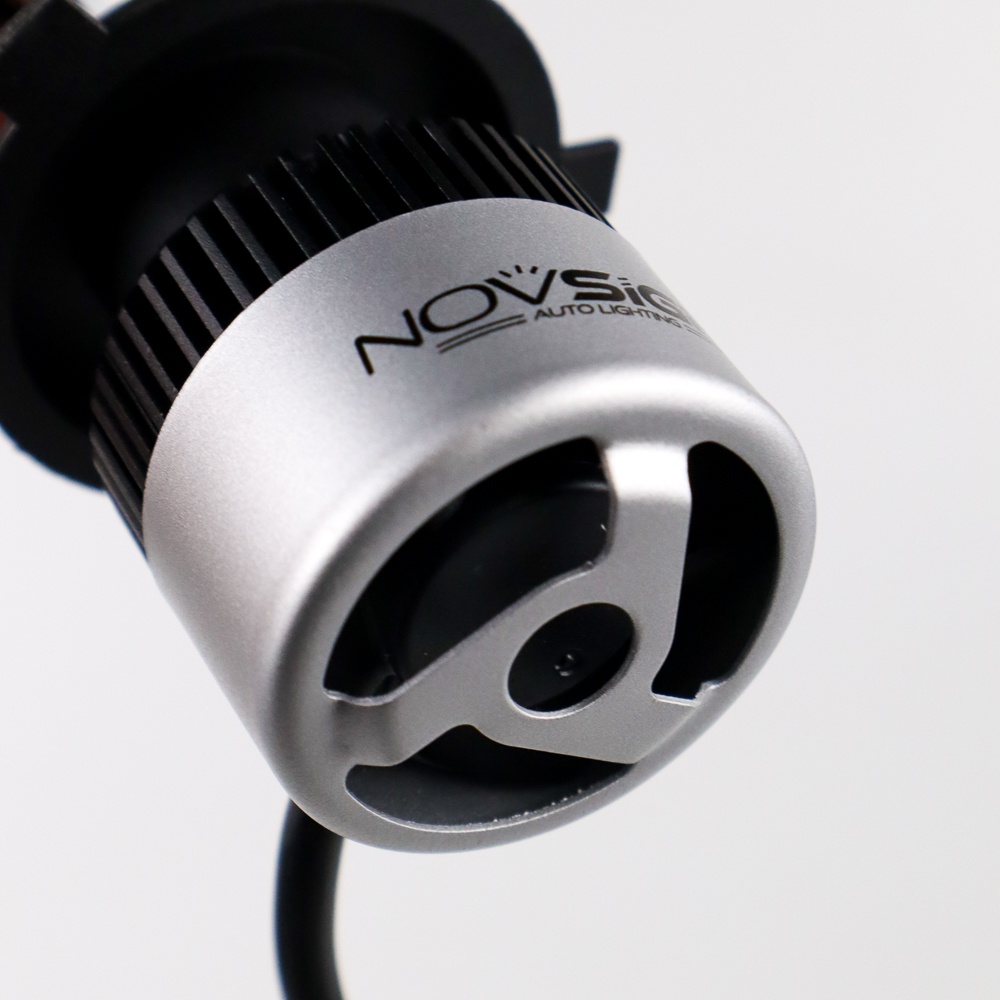 NightEye Lampu Mobil LED H4 COB 2PCS - OMRSEFBK Black