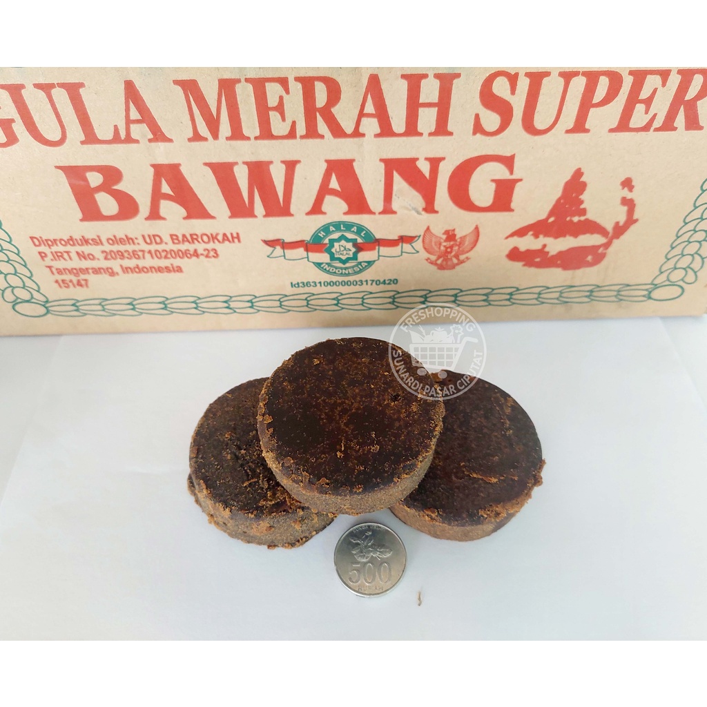 Gula Merah Hitam cap BAWANG