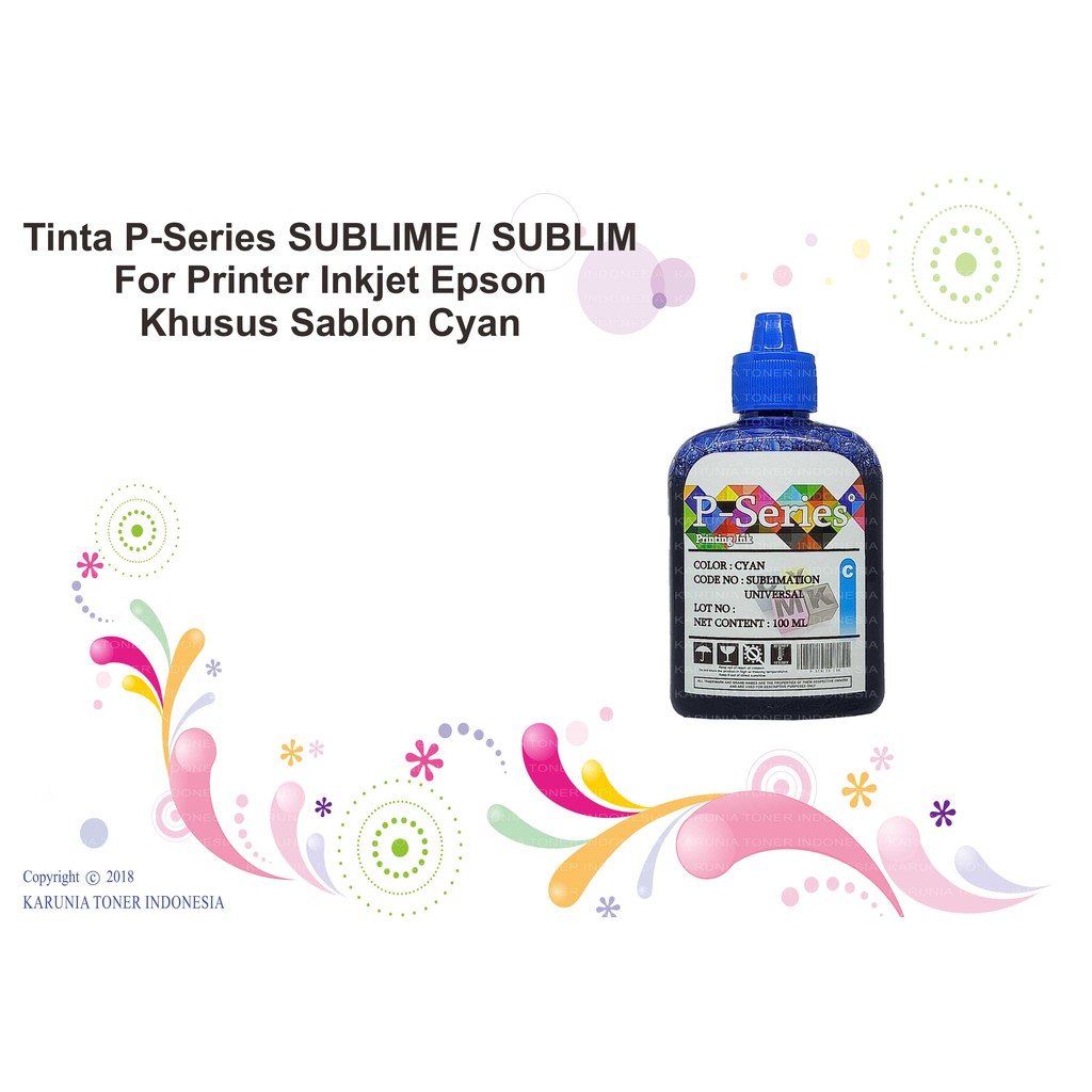 Tinta P-Series SUBLIME / SUBLIM 100ml Cyan