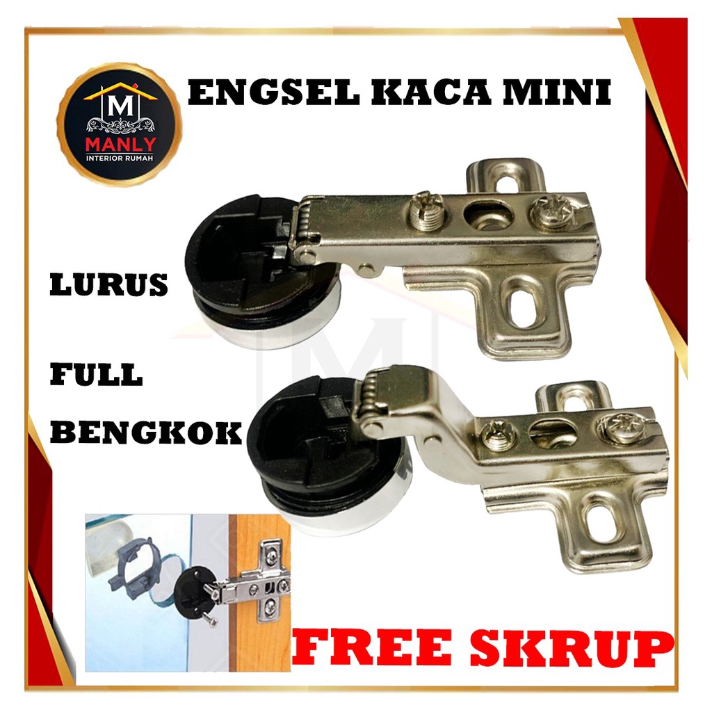 Engsel Sendok / Engsel Sendok Kaca Free Skrup