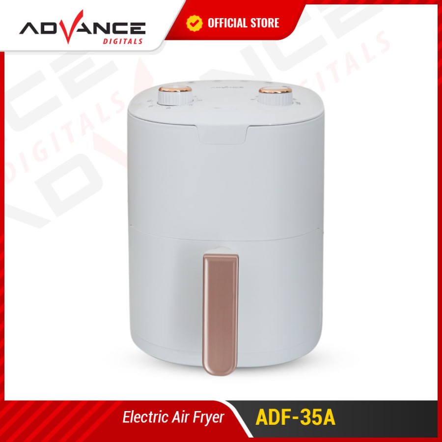 Advance Air Fryer Low Watt  Alat Goreng Tanpa Minyak 3.5 Liter ADF-35A