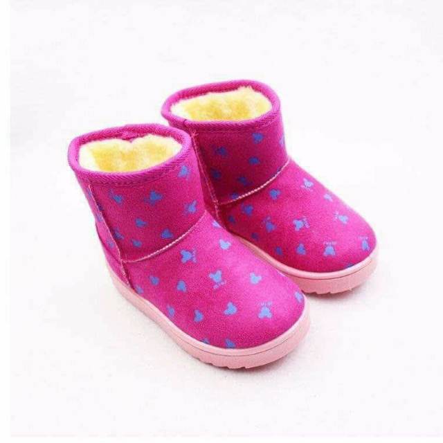 SALE SEPATU BOOT MINI LUCU , Sepatu Anak boot pink