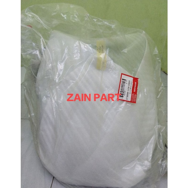 tameng dada depan hijau,batok lampu,cover headlight,lampu dpn beat karbu original hijau