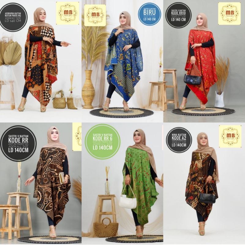 Kaftan Batik Premium, Batik Wanita Modern, Dress Batik Wanita Premium, Batik wanita All Size