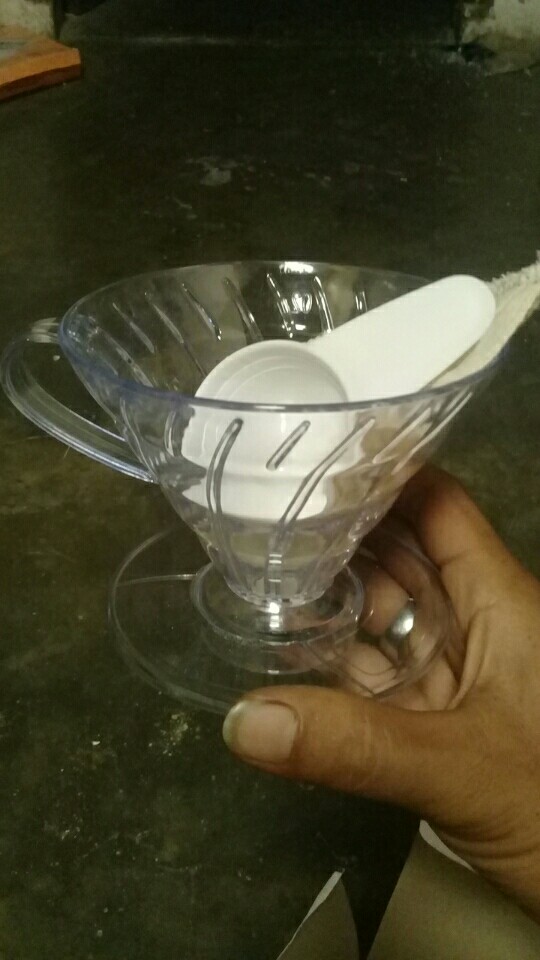 V60 Transparant Filter / V 02 Dripper 1-4 Cups / V60 Dripper 02 For 1-4 Cups With Measuring Spoon