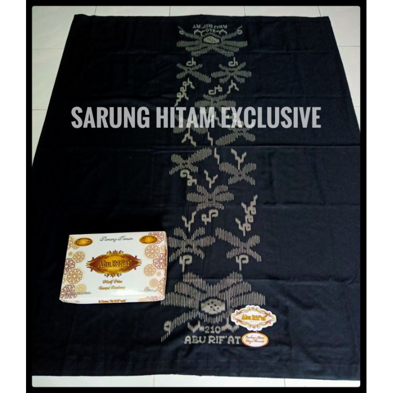 SARUNG TENUN MOTIF TUMPAL KEMBANG Hitam polos HPL TKB Bahan Berkwalitas Bukan bhs Afkir